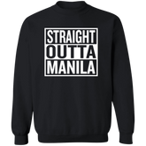 Straight Outta Manila Unisex Crewneck Pullover Sweatshirt